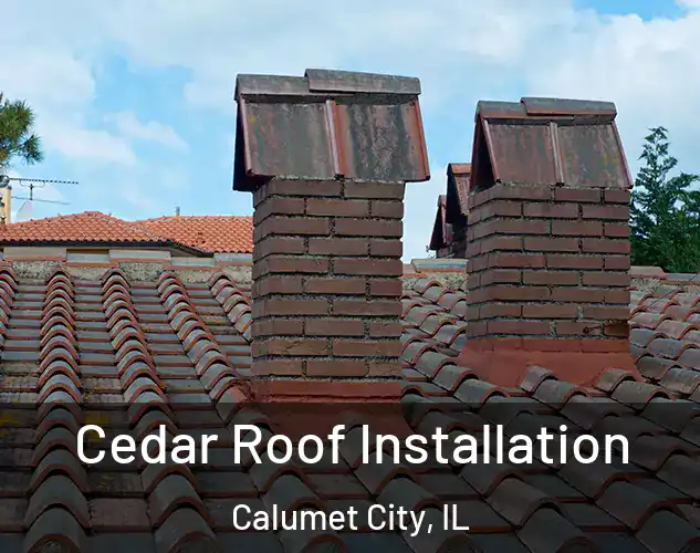  Cedar Roof Installation Calumet City, IL