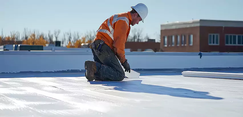 Flat Roof Drain Installation in Calumet City