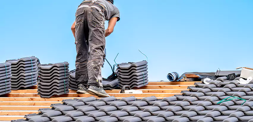 Replacing Tile Roof Underlayment in Calumet City
