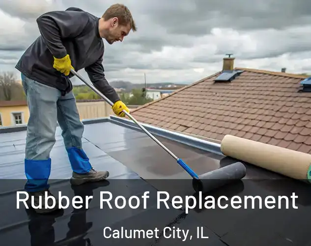  Rubber Roof Replacement Calumet City, IL