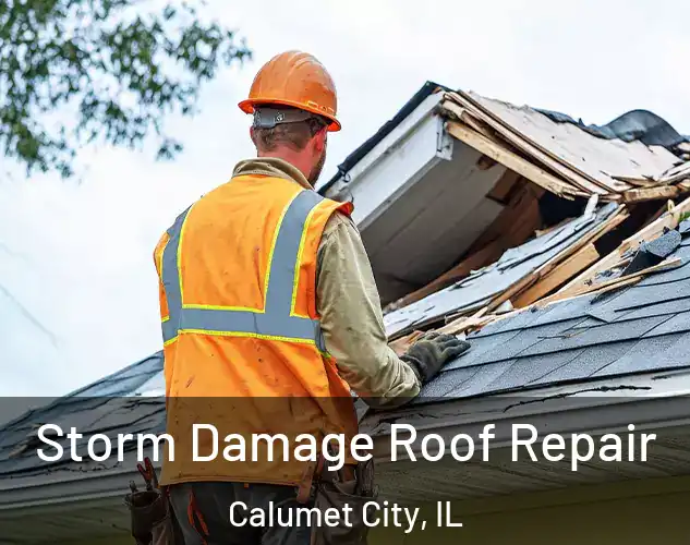  Storm Damage Roof Repair Calumet City, IL