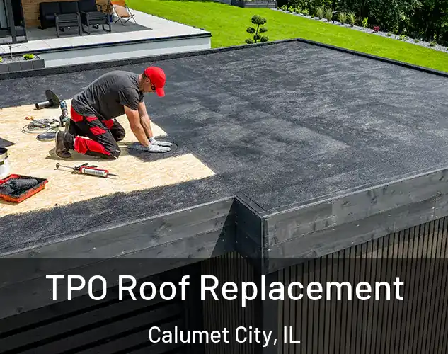  TPO Roof Replacement Calumet City, IL